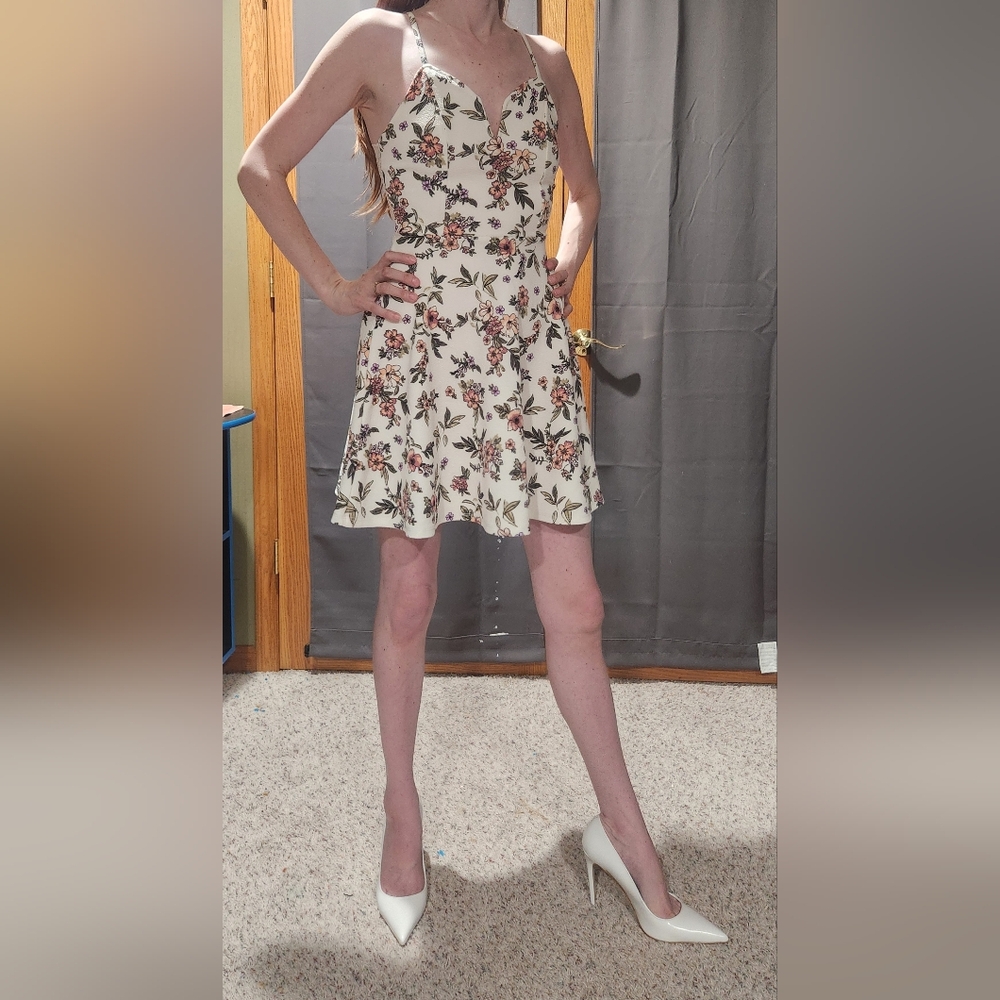 No Boundaries Fit And Flare Floral Summer Mini Dress